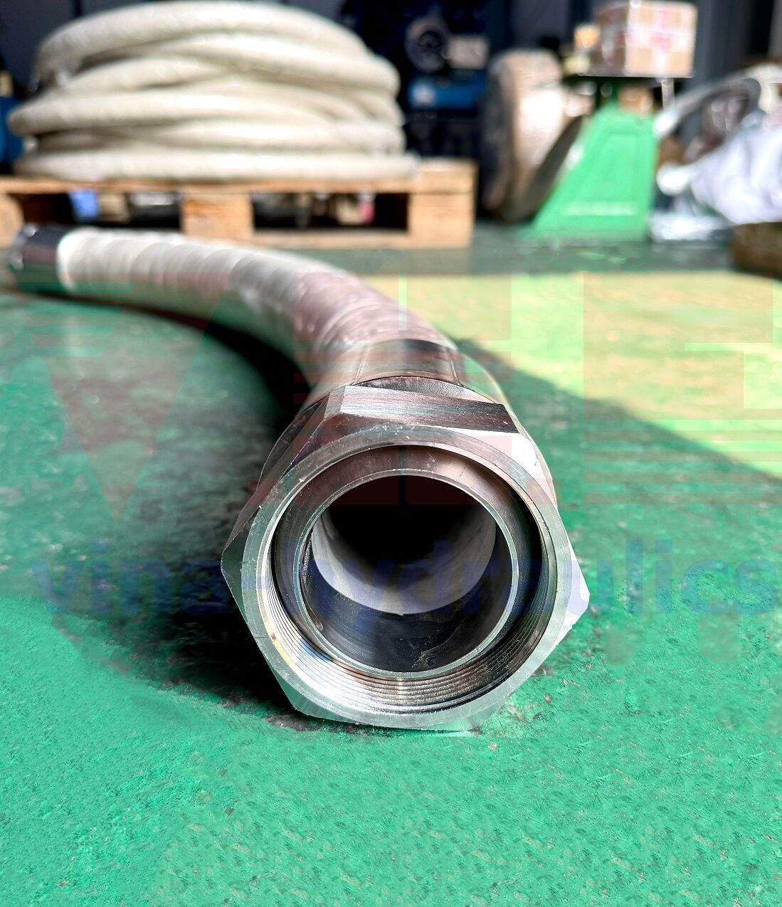 DN65 2.1/2'' insulated conduit with BSP stainless steel fittings and 30kg pressure test