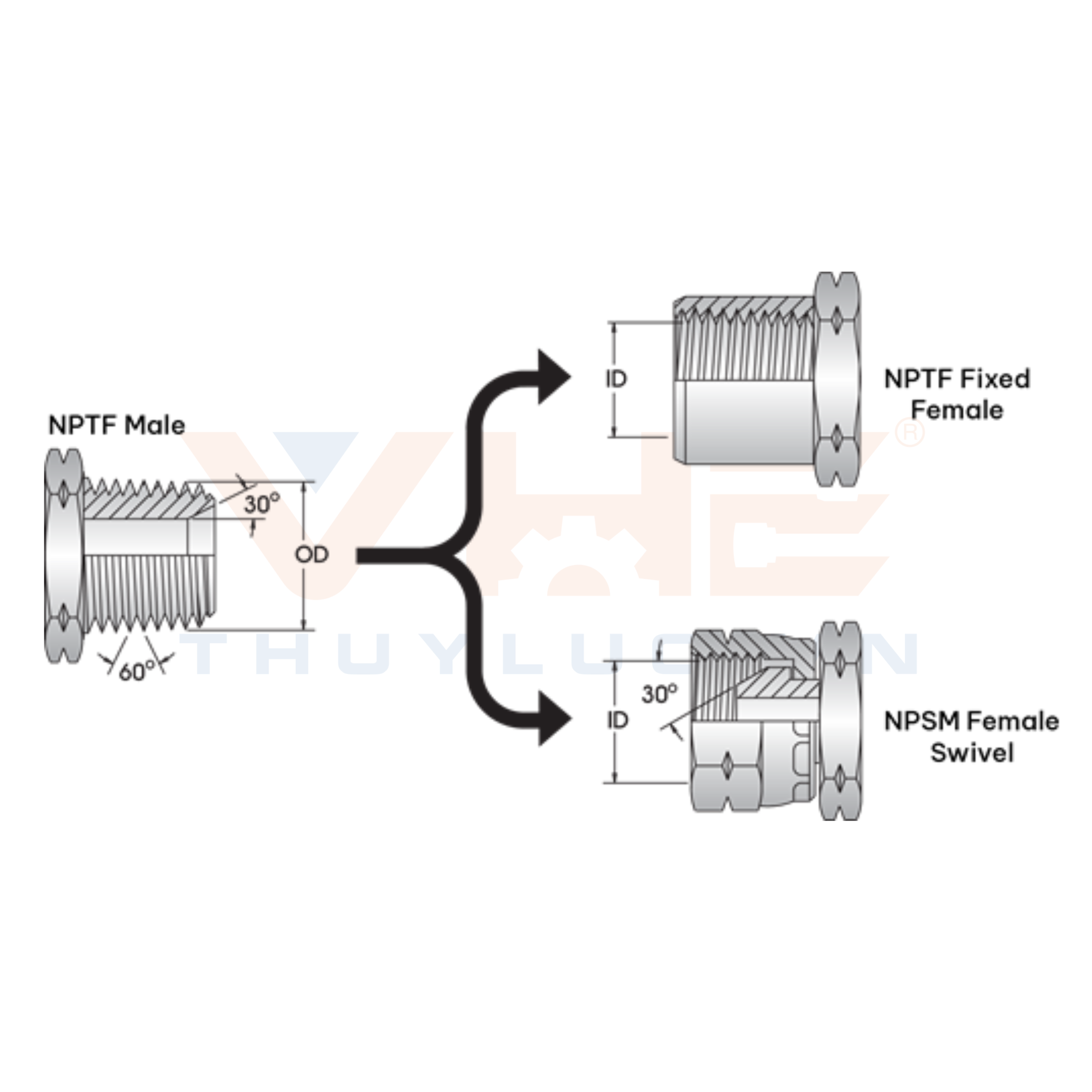 NPT (National Pipe Tapered) - American Standard