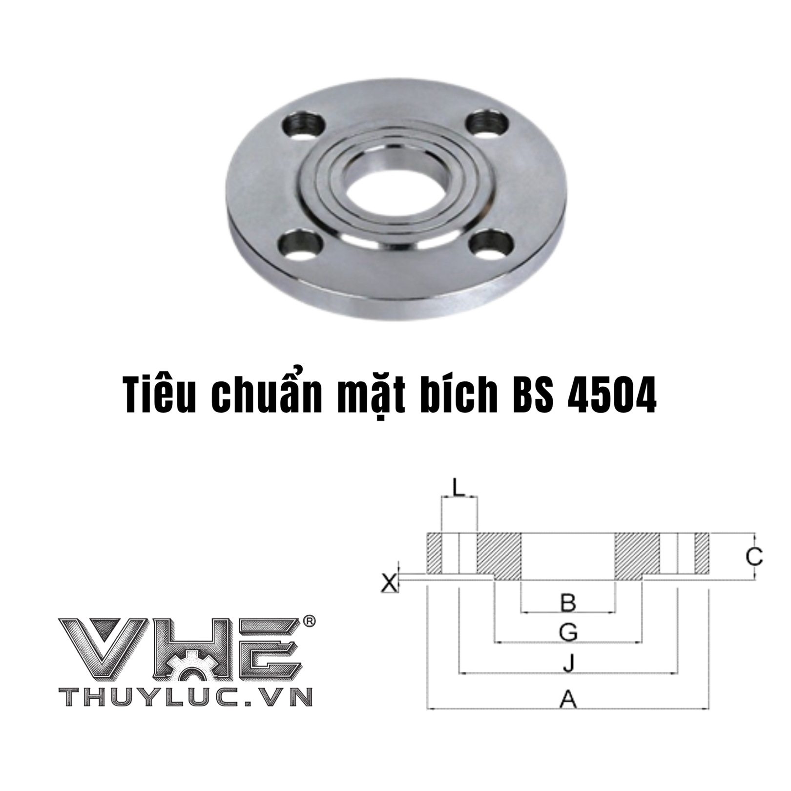 Tiêu chuẩn mặt bích BS 4504