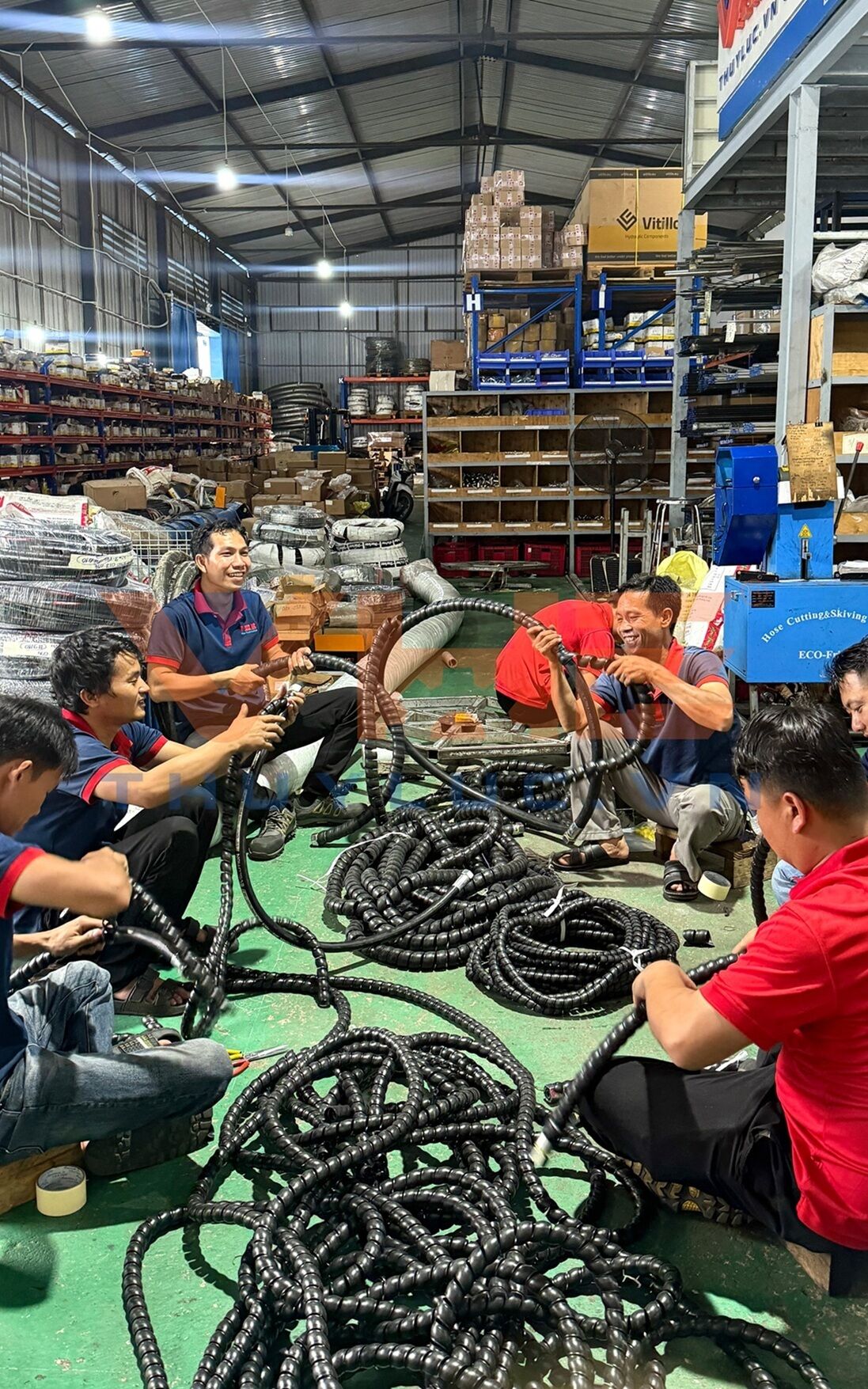 professional hydraulic hose cutting and crimping services