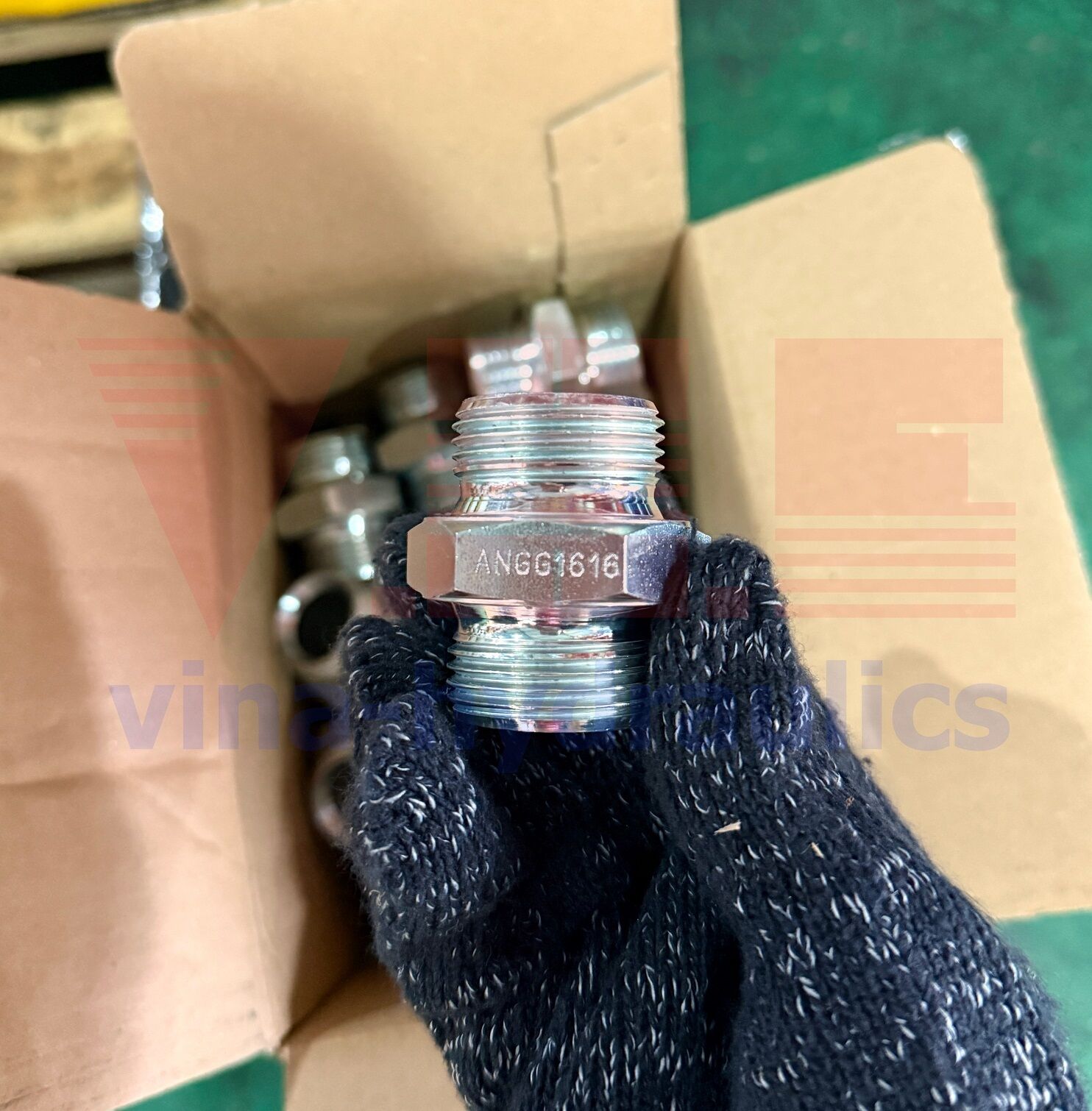Nối thẳng M-M, BSPP 1” - 1”, ANGG1616