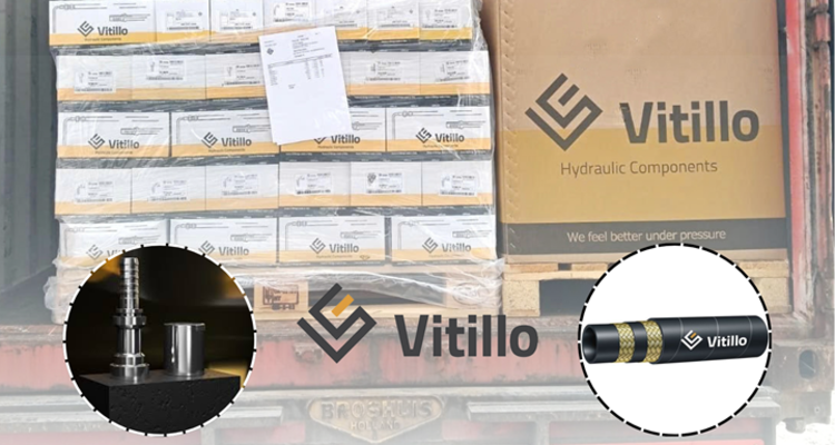 Ống thủy lực, vỏ bóp, đầu bấm, phụ kiện thủy lực chính hãng Vitillo