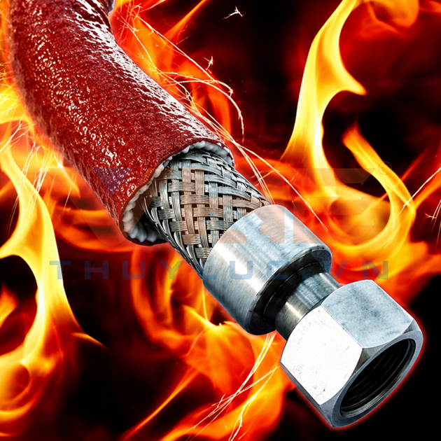 Vỏ bọc chống cháy cách nhiệt bọc thêm lưới inox