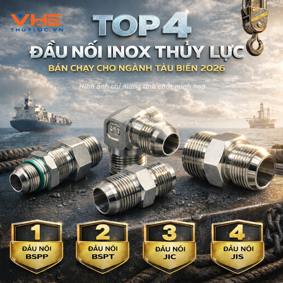 Top 4 Đầu Nối Inox Thủy Lực Bán Chạy Cho Ngành Tàu Biển 2026