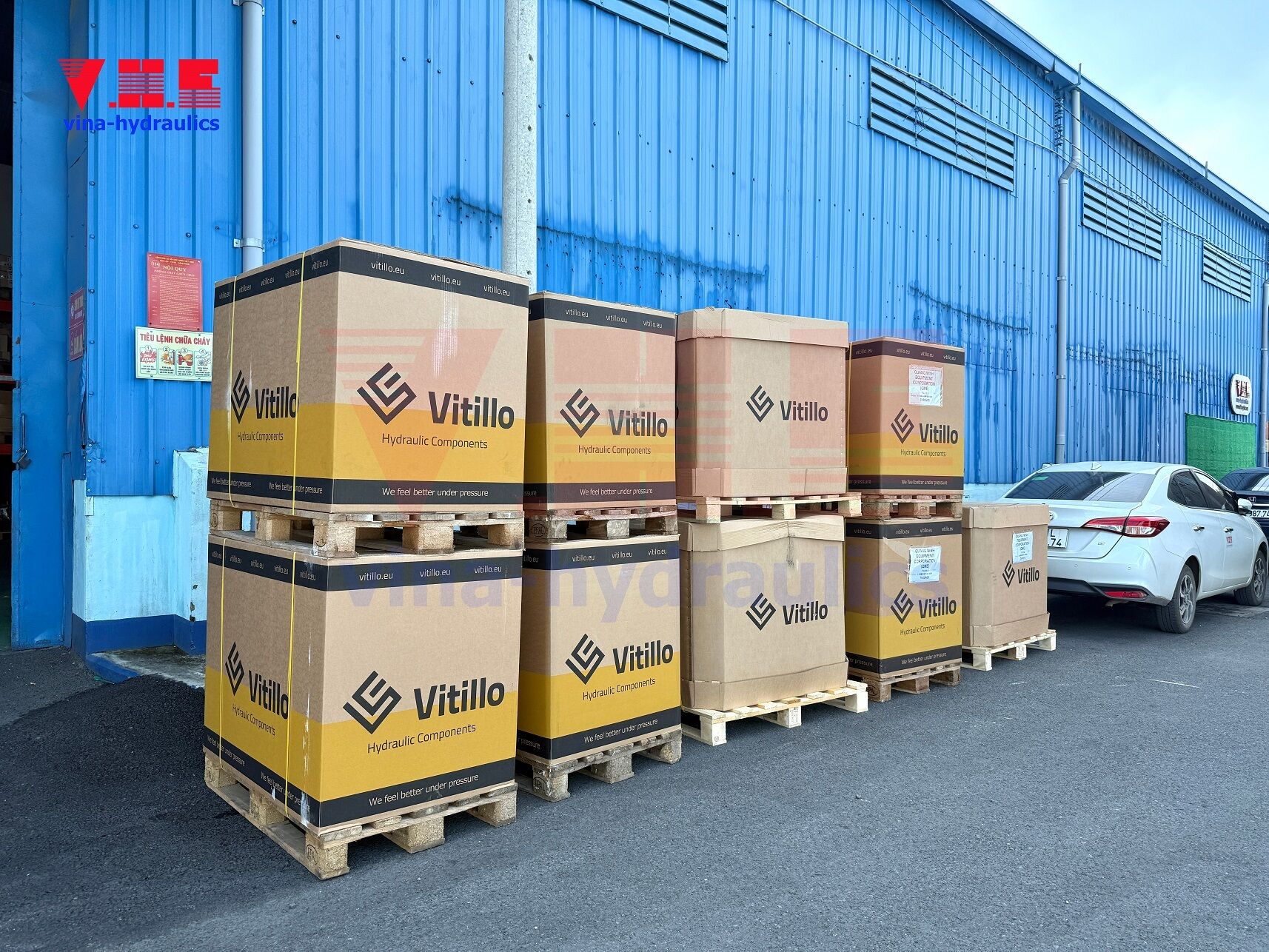 Ống thủy lực Vitillo tại xưởng Bình Dương