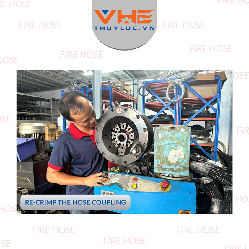 Re-crimp the Hose Coupling