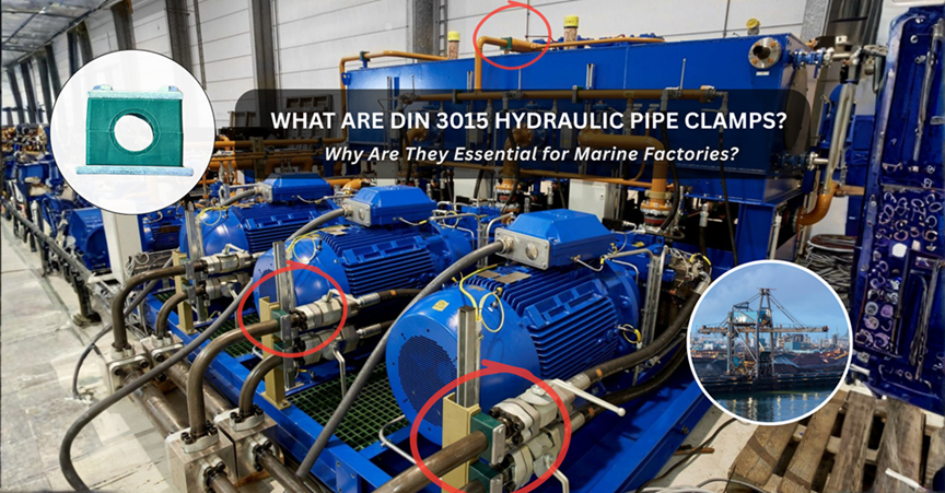 What Are DIN 3015 Hydraulic Pipe Clamps? Why Are They Essential for Marine Factories?