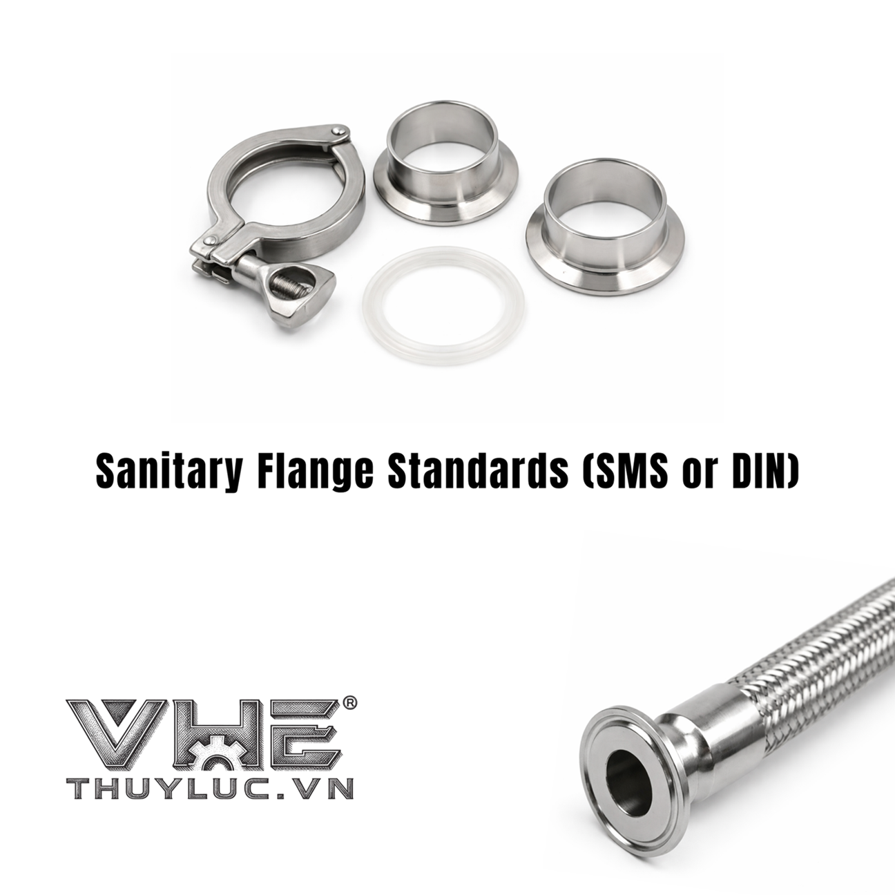 Sanitary Flange Standards (SMS or DIN)