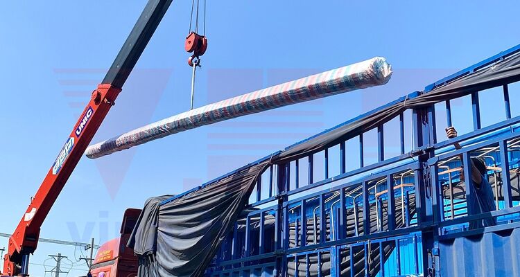 VHE delivered 30 Stainless Steel Pipe SS316 for the factory at Lam Dong