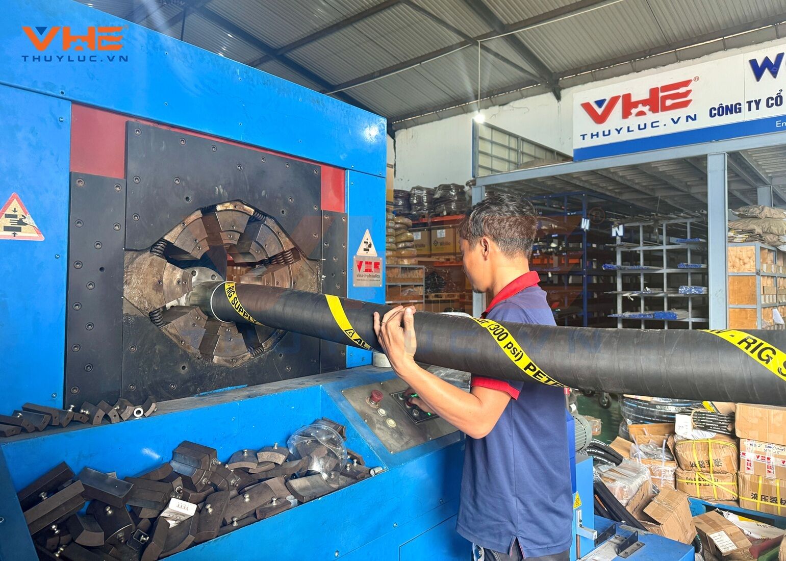 Crimping the Alfagomma 648AA hose