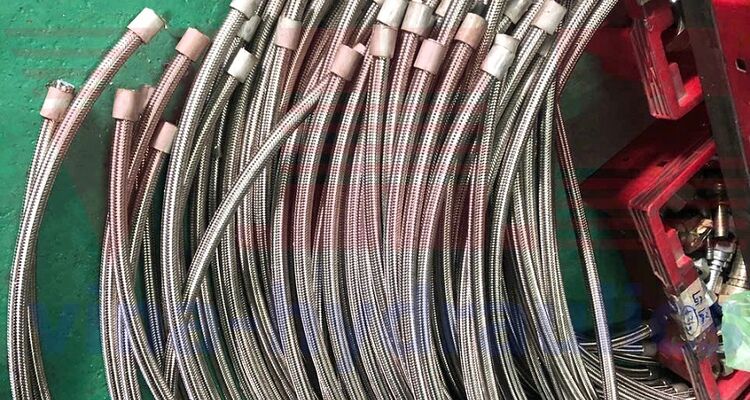 Genuine Disca Stainless Steel Mesh Teflon Hydraulic Hose