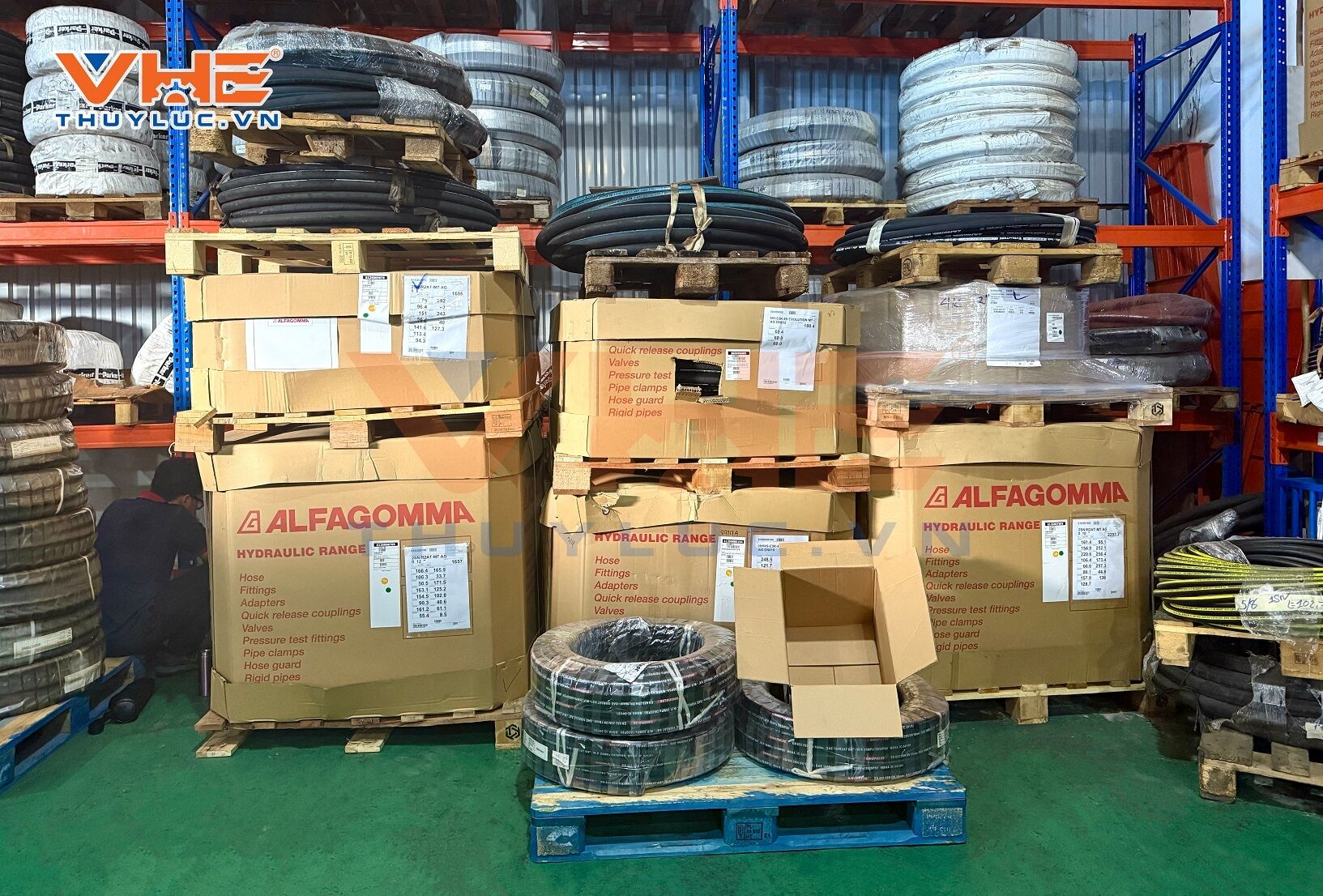 tuy ô thủy lực Alfagomma 1 lớp, 2 lớp và 4 lớp tại HCM