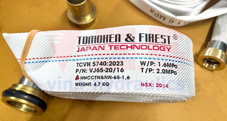 Crimping 50 units of Tomoken & Firest fire hoses