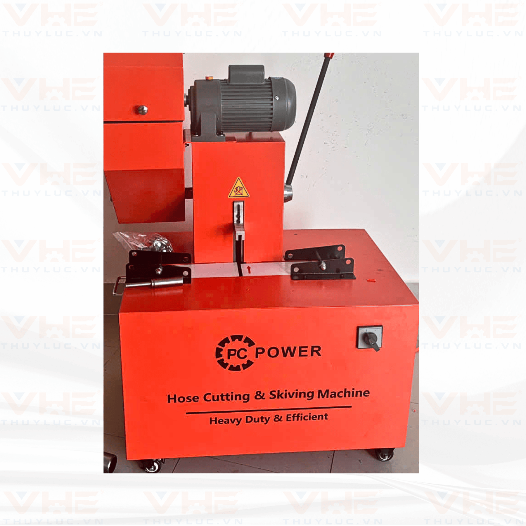 hydraulic hose cutting machine and a skiving machine.