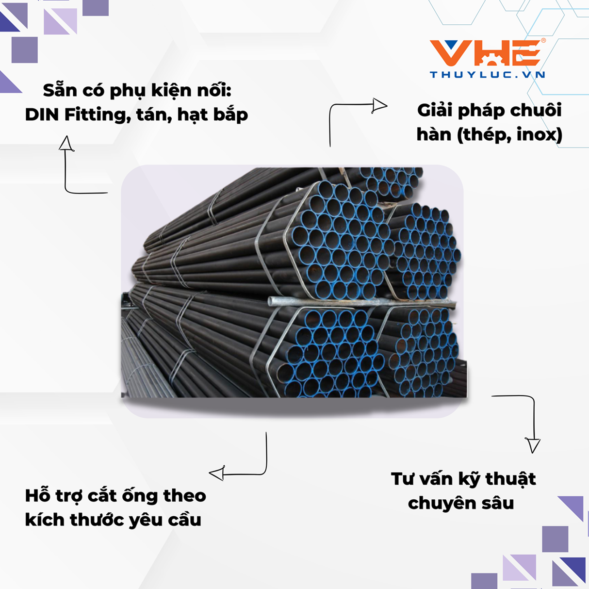 Ống cứng thủy lực hệ DIN