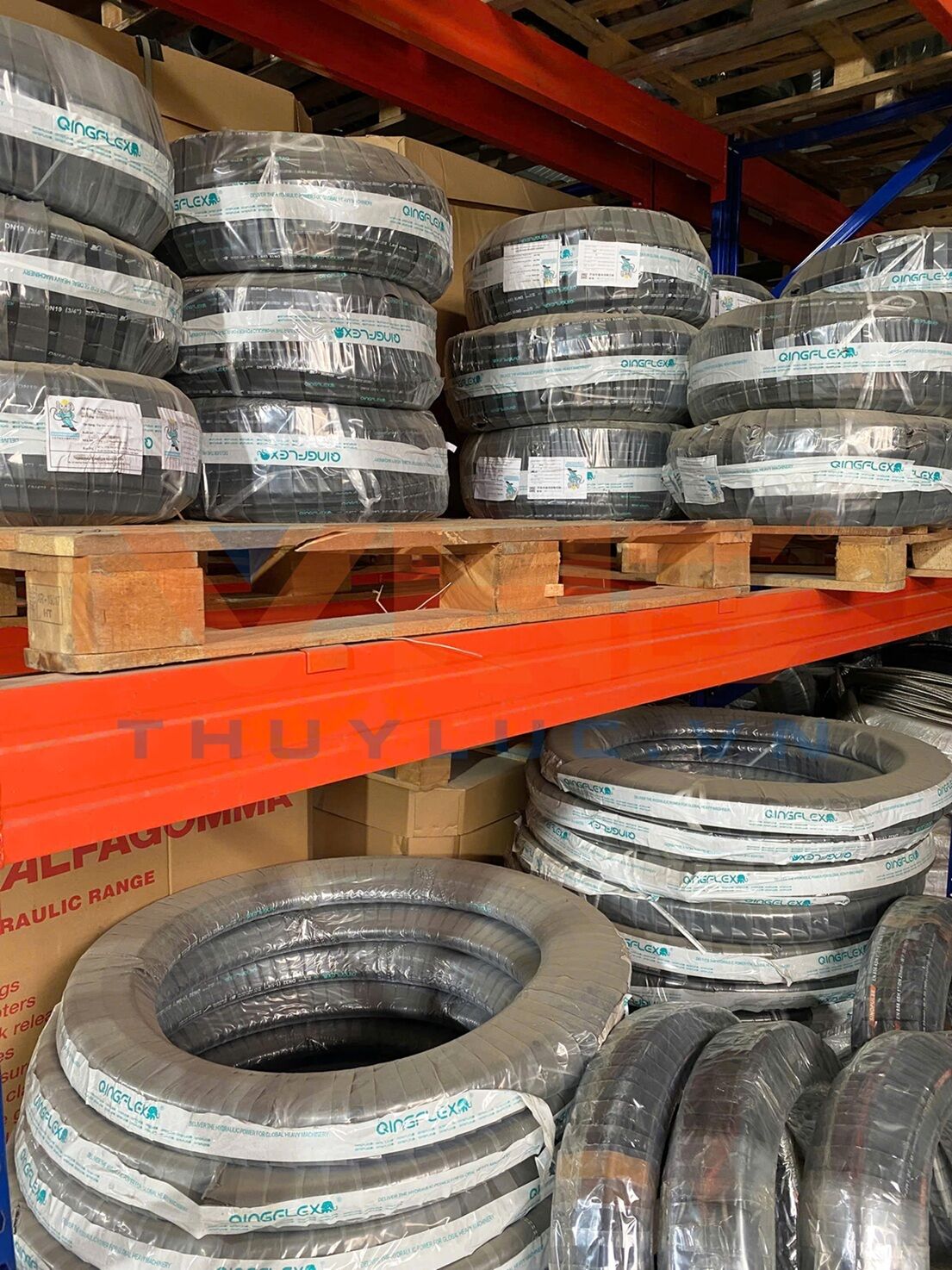 tuy ô thủy lực Qingflex da sần, da trơn