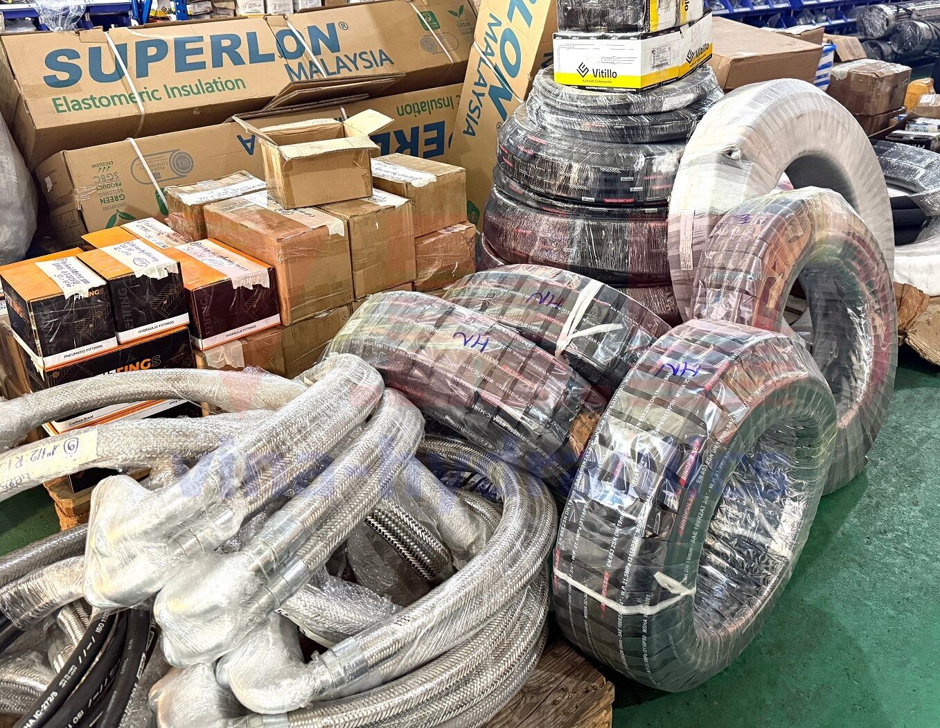 Stainless steel hose braiding