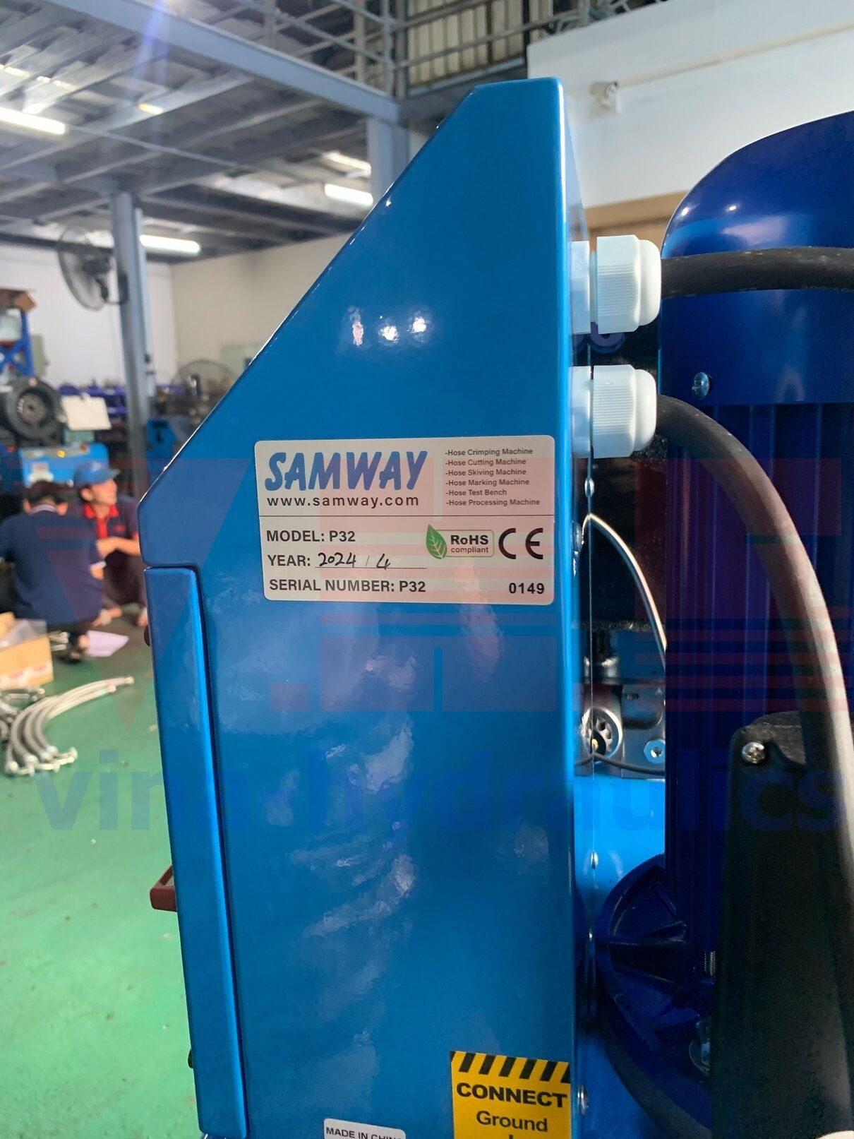 P23 SAMWAY hydraulic hose pressing machine