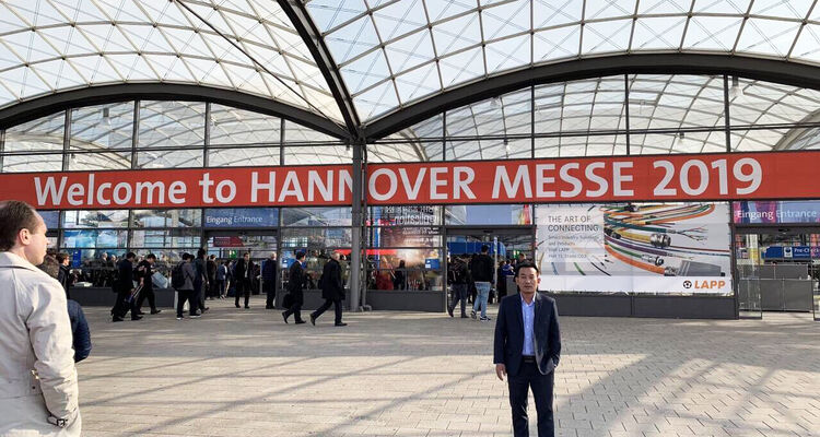 Ban lãnh đạo Công ty VHE tham dự Hội chợ công nghiệp Hannover Messe 2019