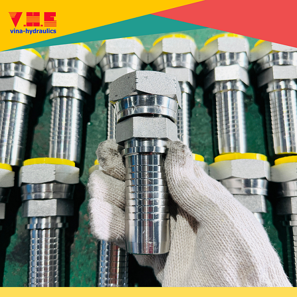Đầu bấm thủy lực JIC chất lượng