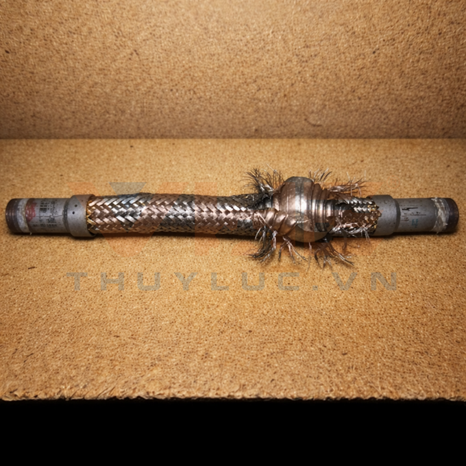 Ống ruột gà bị phồng rộp