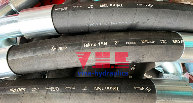 VHE gia công bấm 2 đầu ống thủy lực Vitillo Tekno 1SN 2" 580Psi chính hãng chất lượng, giá tốt