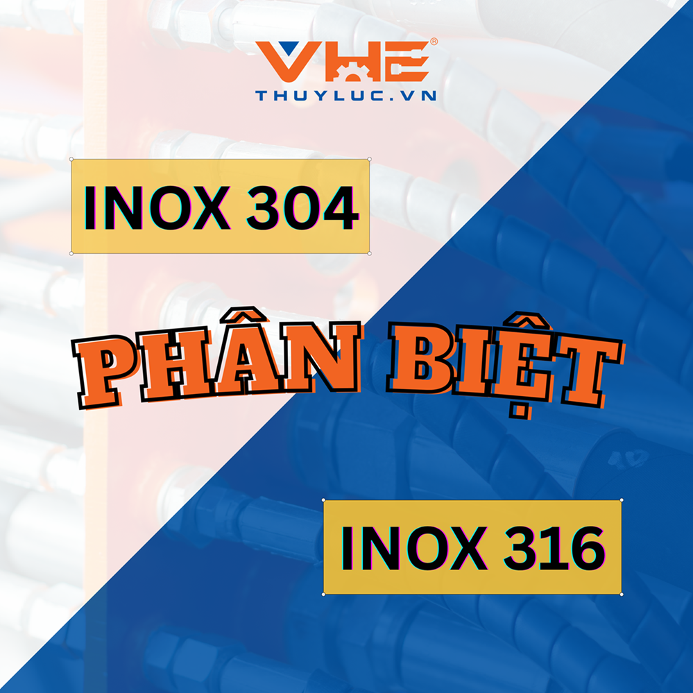 Construction to distinguish Grade 304 vs. 316 Stainless Steel in Hydraulic Systems