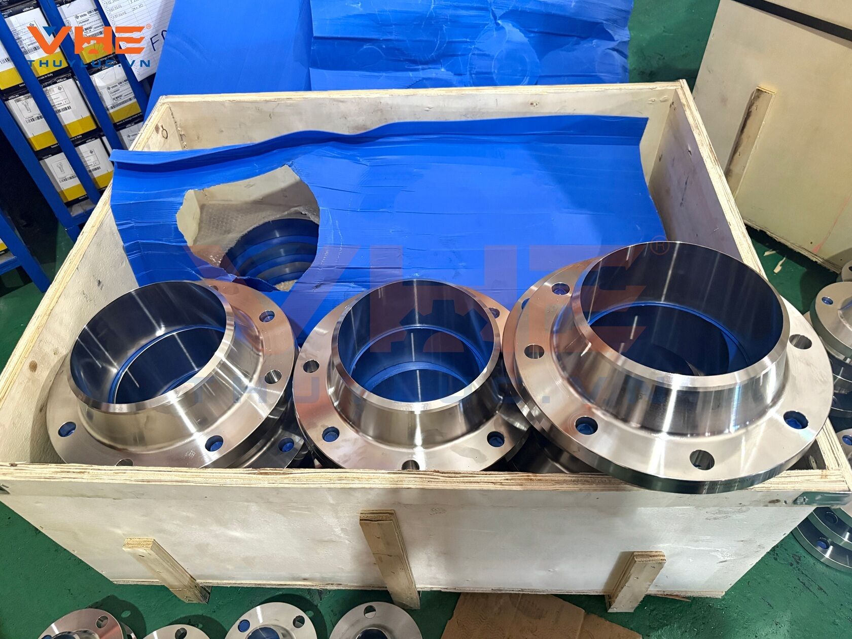 A Welding Neck Flange (WNF)