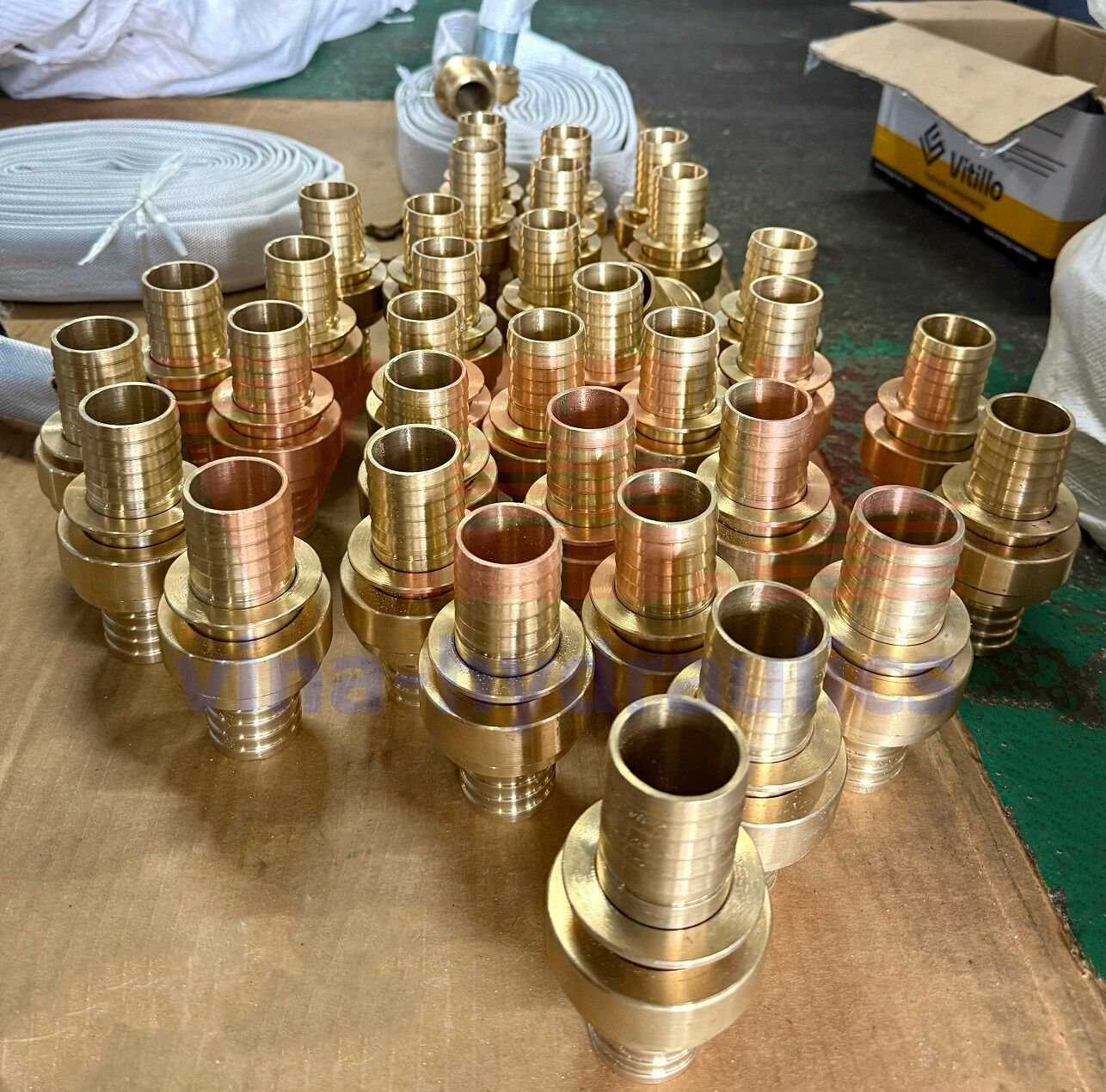 Fire hose crimping service