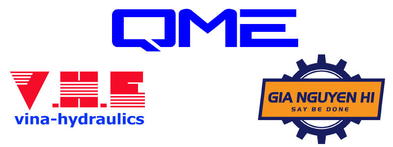 Logo 3 công ty QME - VHE - GNHI