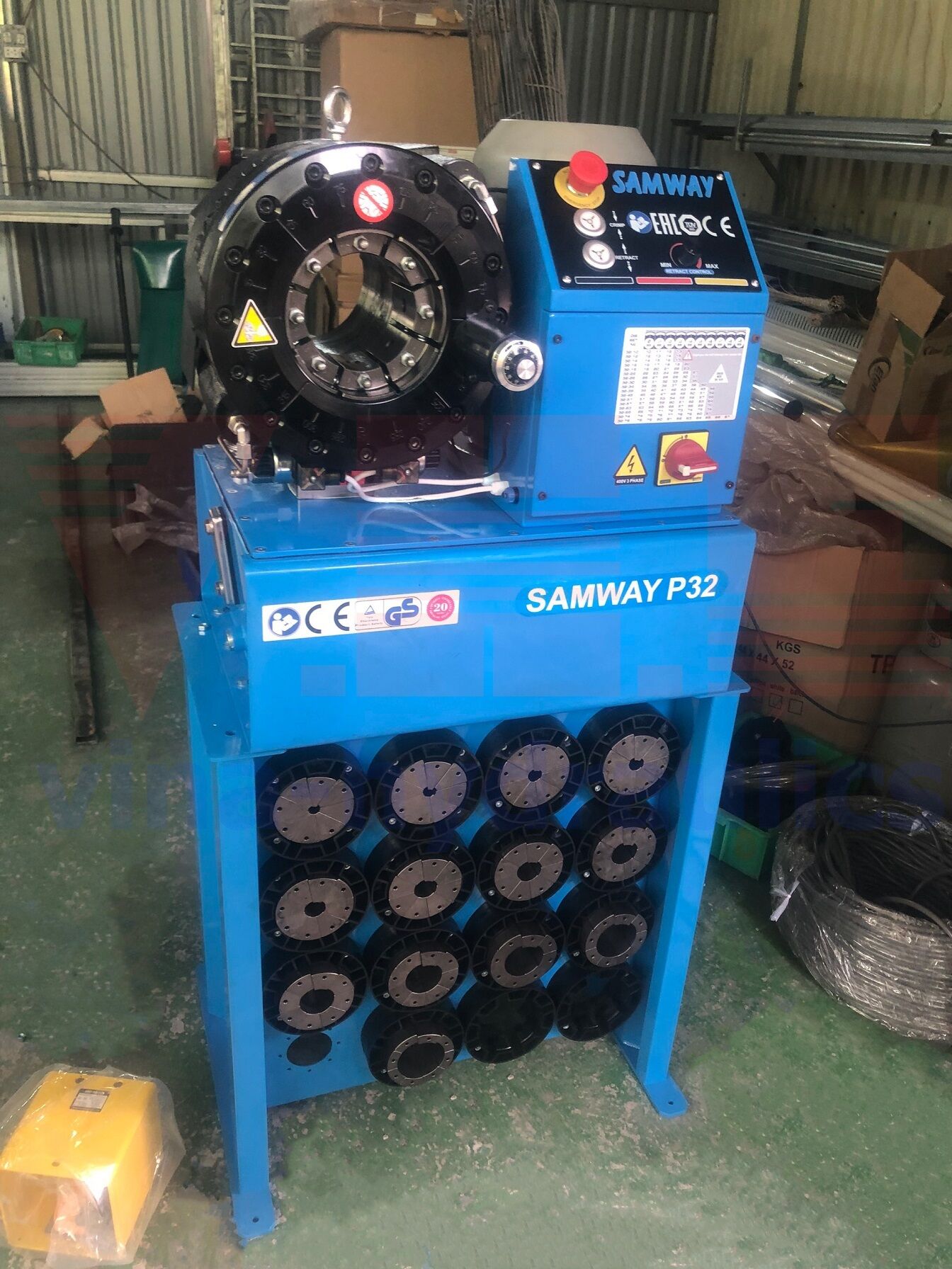 genuine P23 SAMWAY hydraulic hose pressing machine