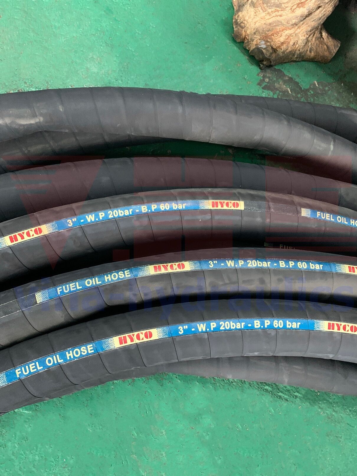 HYCO 3'' canvas rubber hydraulic hose 