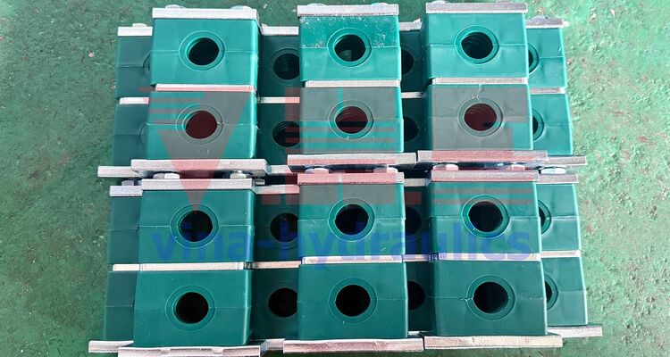 Kẹp ống thủy lực loại nặng hai tầng tiêu chuẩn DIN 3015/2